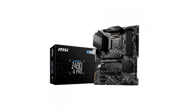 MSI emaplaat Z490-A PRO Intel