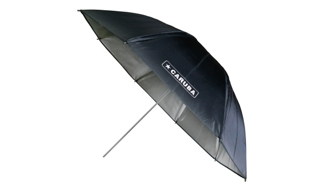 Caruba Flits Paraplu Zilver/Zwart 83cm
