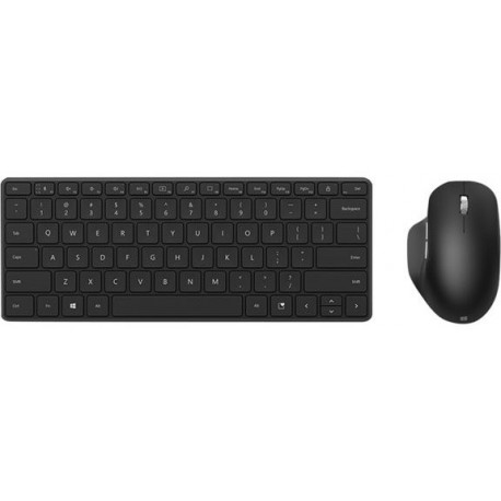 Microsoft juhtmevaba klaviatuur + hiir Designer Compact Bluetooth, must