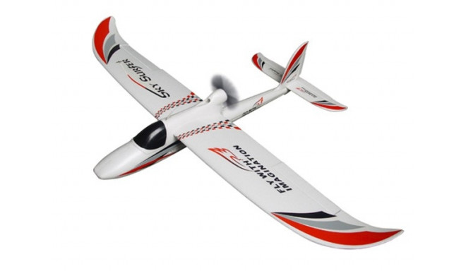 Sky Surfer 2.4GHz RTF (electric glider, 140cm span, brushless engine) - Red