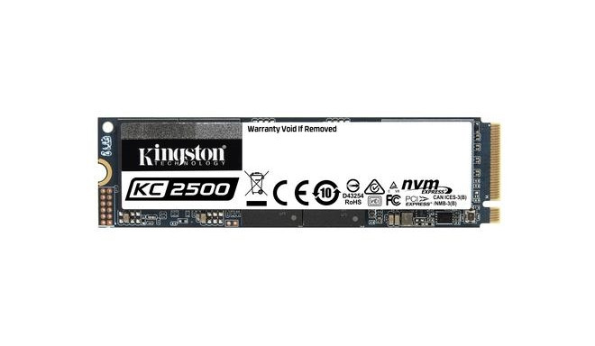 Kingston SSD KC2500 M.2 2000 GB PCI Express 3.0 3D TLC NVMe