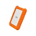 LACIE RUGGED Secure 2TB USB-C USB3.1 Drop- crush- and rain-resistant for all-terrain use orange