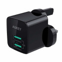 AUKEY PA-U32 mobile device charger Black Indoor