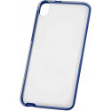 HTC case Desire 820, transparent/blue