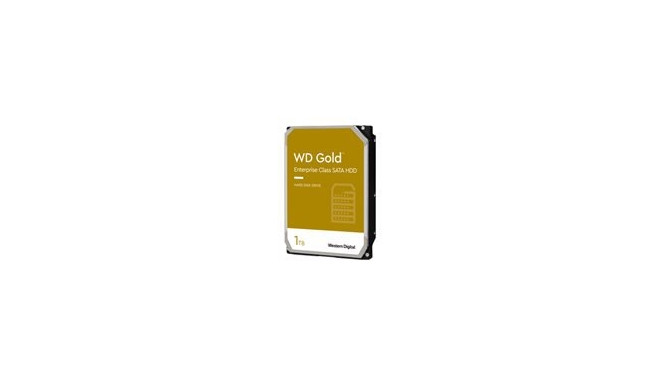 Western Digital HDD Gold 1TB 7200rpm 6Gb/s sATA 128MB 3.5" Enterprise