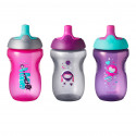 TOMMEE TIPPEE sports canteens girl 12m+, 3pcs., 447162
