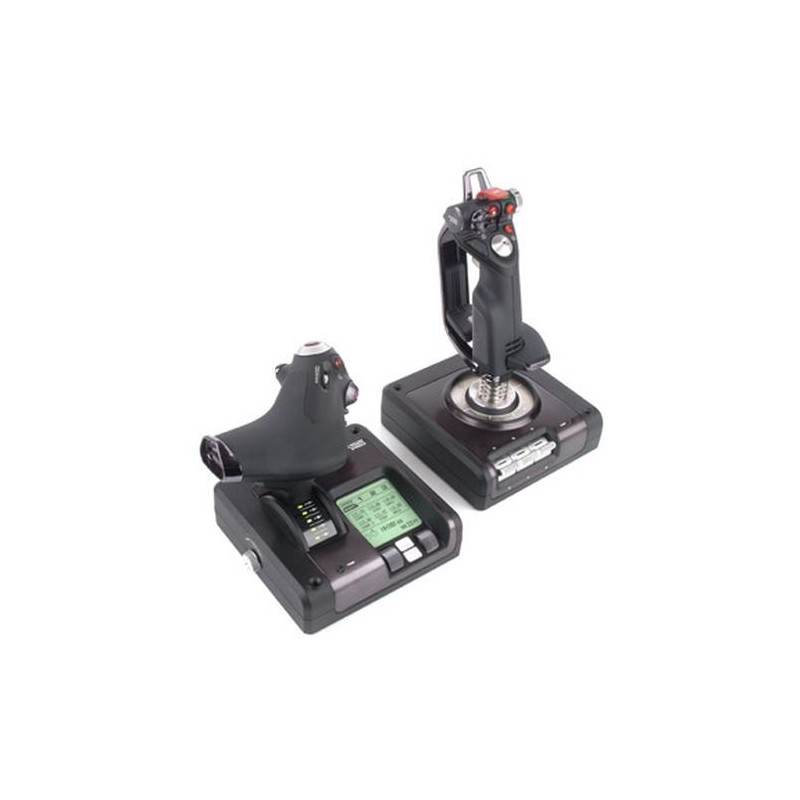 Logitech G G Saitek X52 Pro Flight Control System Joysticks Logitech G X52 Pro USB Flight Control System