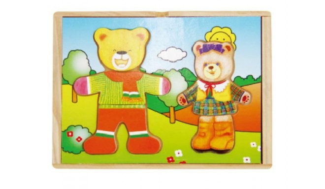 TOP BRIGHT Wooden puzzle Daddy and baby