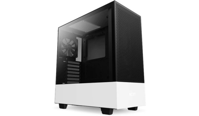 NZXT korpus H510 Flow Midi Tower Window, valge