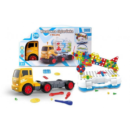 A car with a jigsaw for screwing Edu&Fun