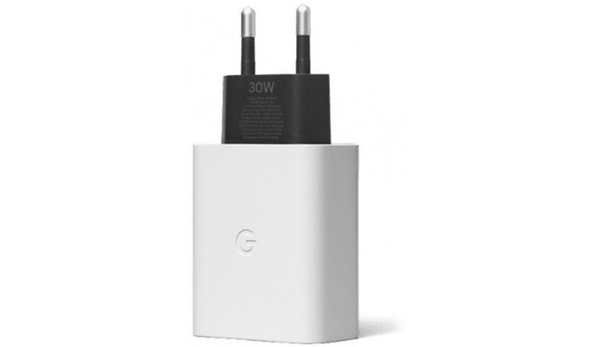 Google power adapter USB-C 30W, valge