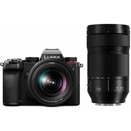 Panasonic Lumix DC-S5 + 20-60mm + 70-300mm