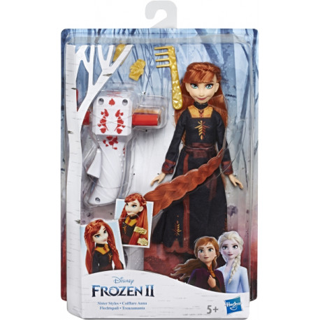 Hasbro кукла Frozen 2 Sister Styles Anna
