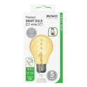 Deltaco SH-LFE27A60S smart lighting Smart bulb 5.5 W Transparent Wi-Fi