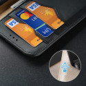 Dux Ducis Hivo Genuine Leather Bookcase type case for iPhone 12 Pro Max blue