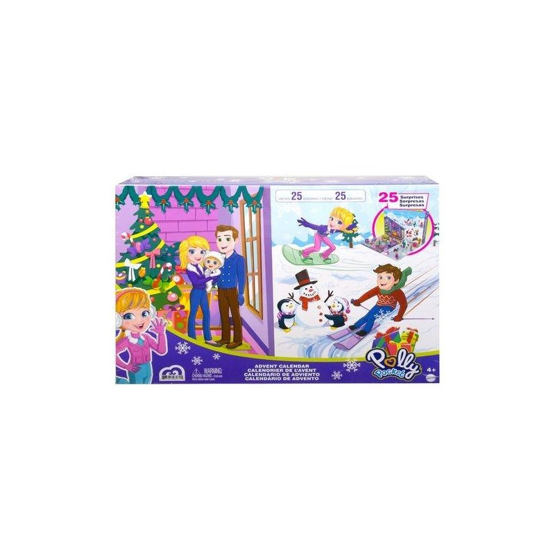 Mattel advent calendar Polly Pocket Play sets Photopoint.lv