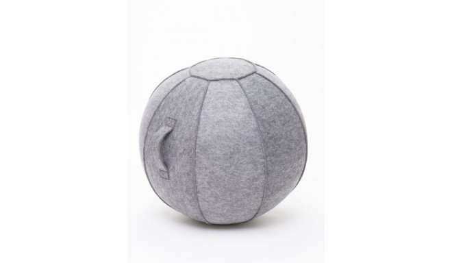 Istumispall/Tasakaalupall Stoo Active Ball D-55cm, käepide/ tumehall vilt, kasutaja kasvule kuni 155