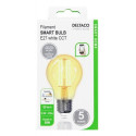 Deltaco SH-LFE27A60 smart lighting Smart bulb 5.5 W White Wi-Fi