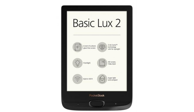 Pocketbook Basic Lux 2 - Obsidian Black e-book reader 8 GB