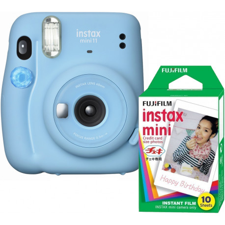 Fujifilm Instax Mini 11, sky blue + film