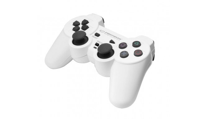 Gamepad PS3/PC USB trooper Esperanza, white/black