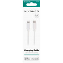 Vivanco kaabel Lightning - USB-C 50cm, valge (62758)