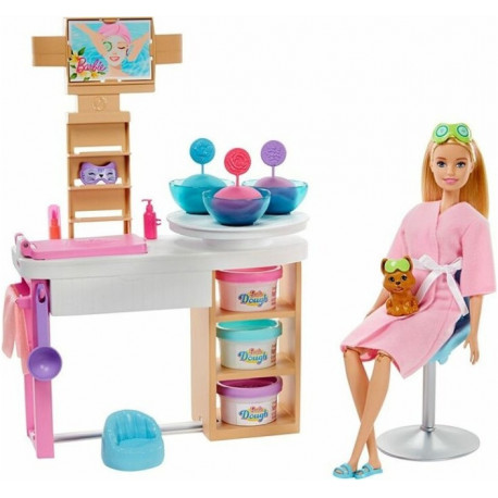 Barbie кукольный набор Face Mask Spa Day Set (GJR84)