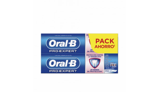 ORAL-B PRO-EXPERT SENSIBILIDAD&BLANQUEANTE DENTIFRICO LOTE 2 x 75 ml