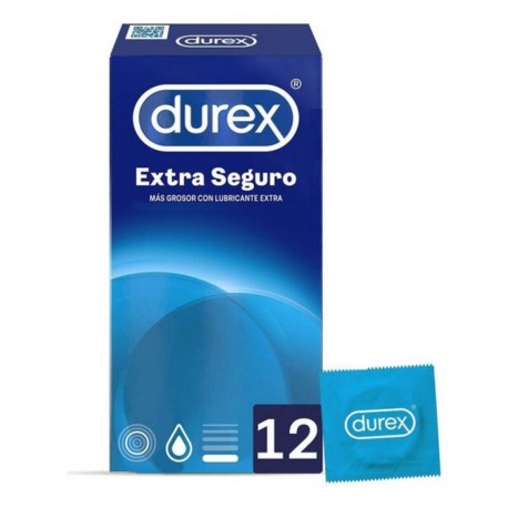 Condoms Durex Extra Seguro Ø 5,6 cm (12 uds)