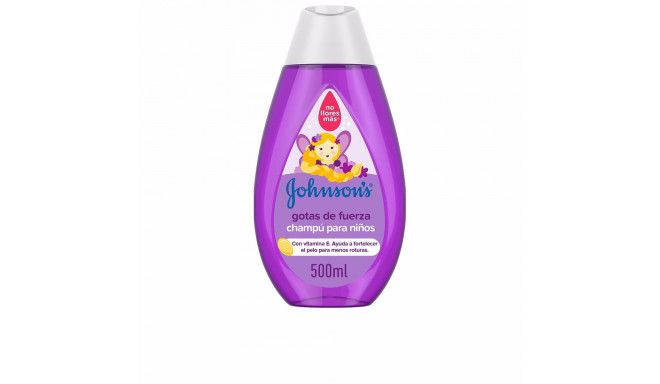 JOHNSON'S BABY champú gotas de fuerza 500 ml