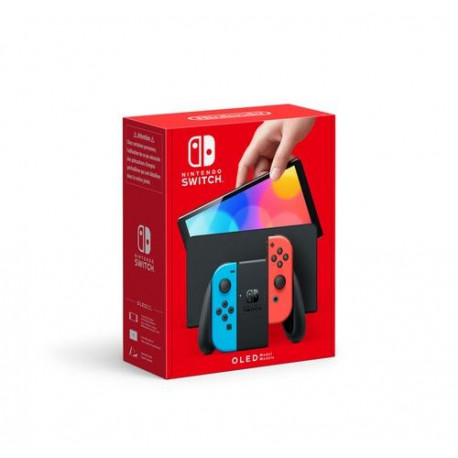 Nintendo Switch (OLED Model) Neon Blue/Neon Red