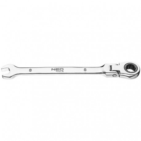 Combination flexible gear wrench 72 teeth 15mm