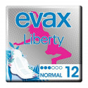 Обычные прокладки с крылышками Liberty Evax (12 uds)