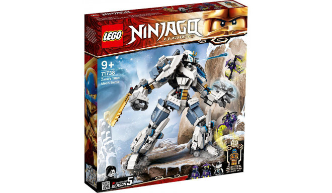 LEGO Ninjago игровые кубики Zane's Titan Mech Battle (71738)