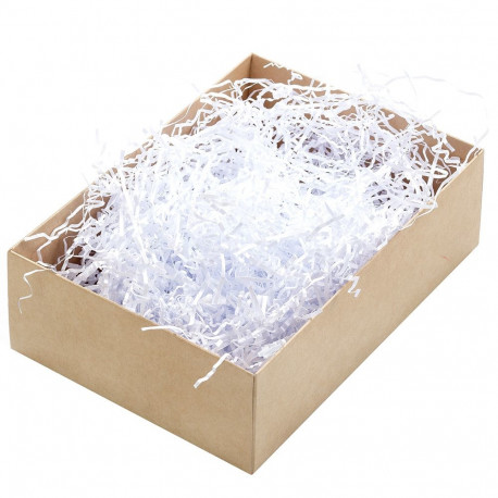 Täitematerjal, paberilaastud, 100 g, valge