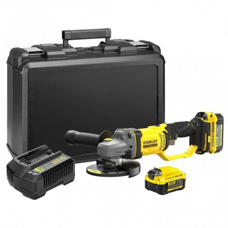 Aku-nurklihvija Stanley Fatmax V20 125 mm + 2x4.0 Ah akud SFMCG400M2K