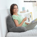Reading Pillow with Armrests Huggilow InnovaGoods Grey (70 x 45 x 45 cm) (Refurbished B)