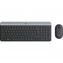 Klaviatur+hiir Logitech MK470 Graphite/must Slim Wireless Keyboard and Mouse Combo Pan-Nordic