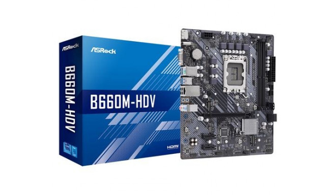 Asrock B660M-HDV Intel B660 LGA 1700 micro ATX