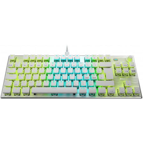 Roccat клавиатура Vulcan TKL Pro Red Switch NO, white