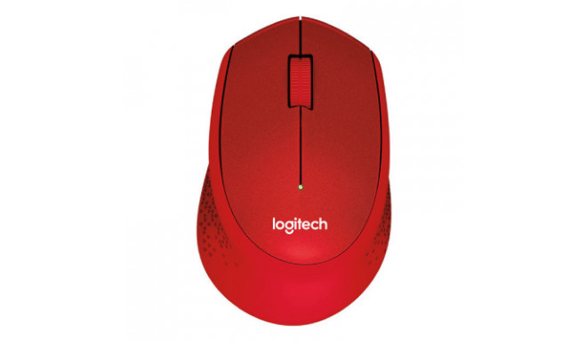 Logitech hiir M330 Silent Plus, punane