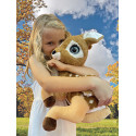 BAMBOLINA plush Daisy with moving glitter eyes and speaking three fairy tales, EE version, BD2021EE
