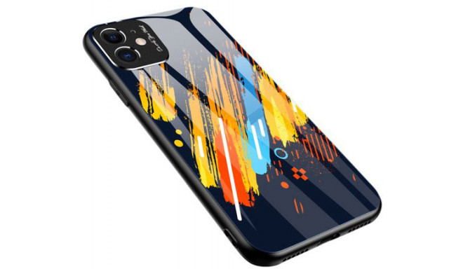 Kaitseümbris Color Glass Apple iPhone 11 pattern 5