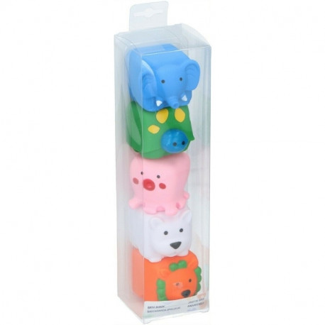 Eddy Toys - Gumowe klocki do kąpieli 5 szt. (Zestaw4)