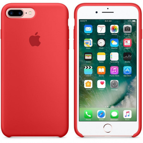 Apple iPhone 7 Plus Leather Case Red MMYK2ZM/A