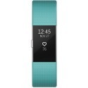 Fitbit activity tracker Charge 2 L, teal/silver