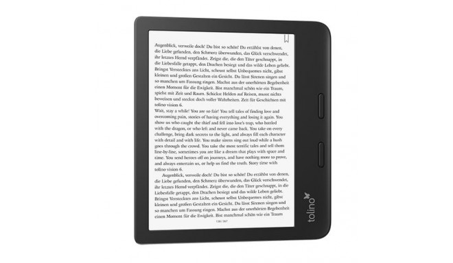 Tolino Vision 6 e-book reader Touchscreen 16 GB Wi-Fi Black