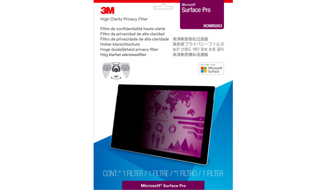 3M privaatsusfilter HCNMS002 High Clarity Microsoft Surface