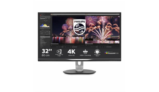 Philips P Line LCD monitor with USB-C Dock 328P6VUBREB/00