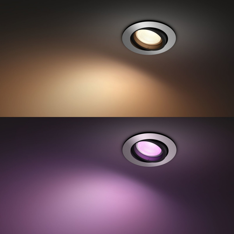 philips hue centura ble round led recessed spot light